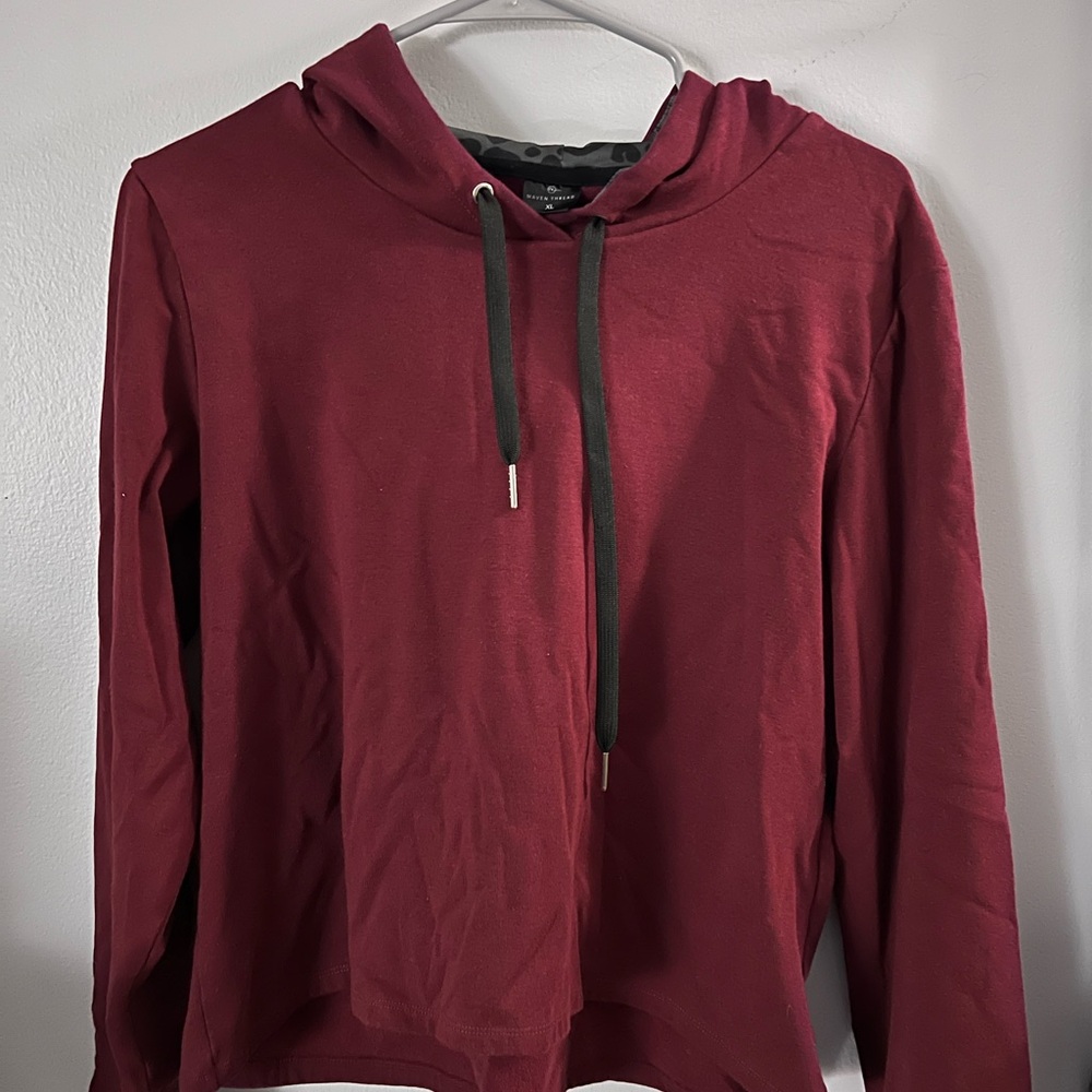 Cropped Red Hoodie